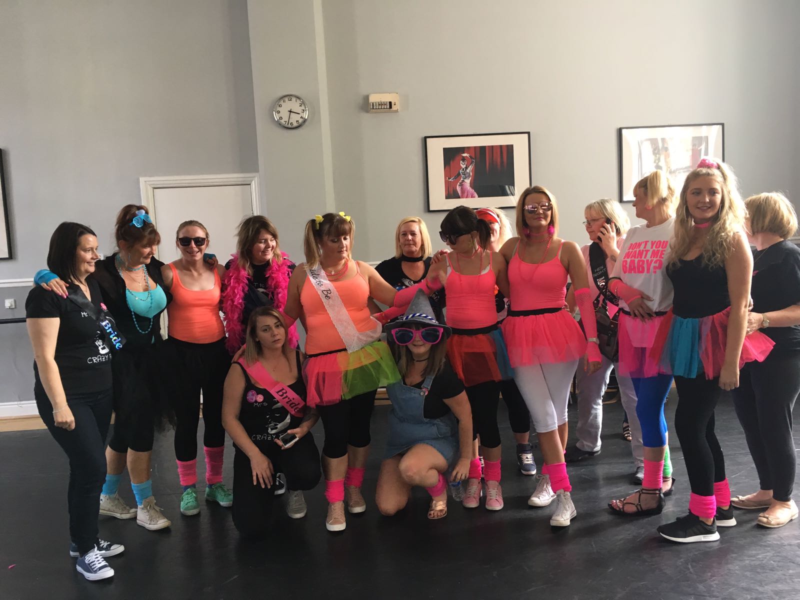 Disney hen party dance class Cardiff princess themed celebration