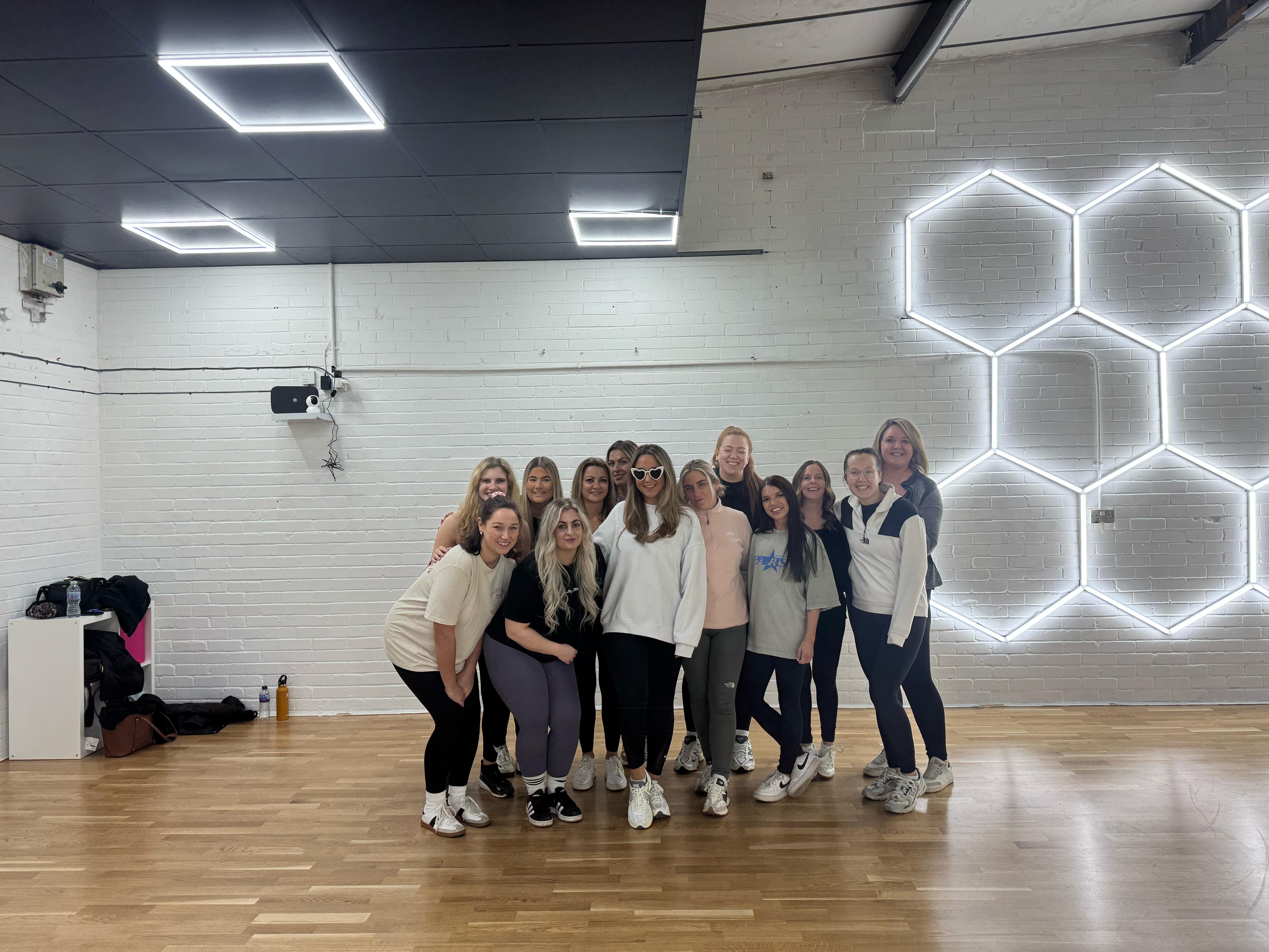 Swiftie hen do Cardiff Eras Tour themed dance party
