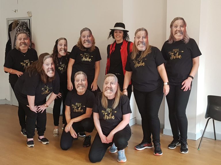 Thriller zombie dance hen party class in Cardiff